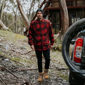 Hard Yakka SHERPA Heren Shirtjasje Rood