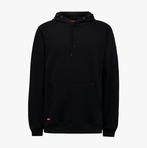 Hard Yakka BORSTELMOLTON Heren Sweater Zwart