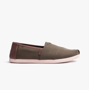 ALPARGATA Heren Espadrilles Donkergroen