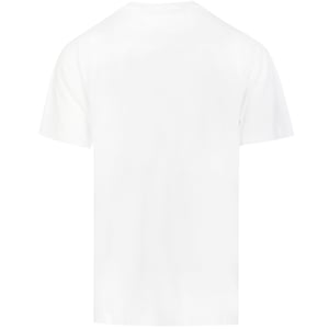 Klassiek wit T-shirt met Palm Angels Leaf-logo