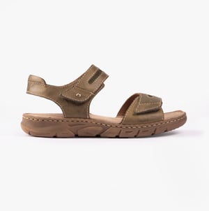 BRENDA 08 Dames Sandalen Khaki