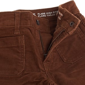 Corduroy flare jeans 434282 meisje