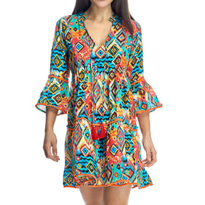 W240995 Vrouwen Korte Strandjurk
