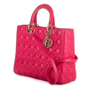 Large Lady Dior Zip GM Handtas