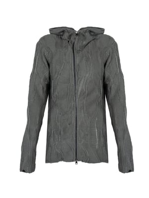 La Haine Inside Us stoppen Full Zip Mannen Grijs