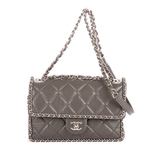 Chain-Around Small Single Flap  Schoudertas