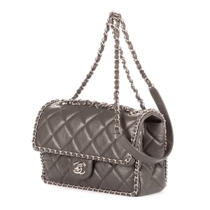 Chain-Around Small Single Flap  Schoudertas