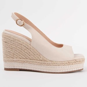Montevita Sandalen Met Een Sleehak Salia Beige