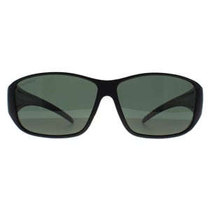 Montana Rechthoek Unisex Mat Zwart G15 Gepolariseerd FO4 Fit Over Bril Zonnebril