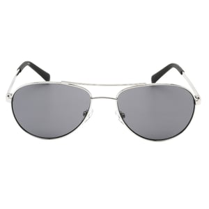 Calvin Klein zwarte lens zilveren zonnebril