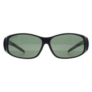Montana Rechthoek Unisex Mat Zwart G15 Gepolariseerd MFO1 Fit Over Bril Zonnebril