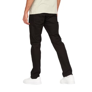 Crosshatch Heren Cadman Rechte Jeans (Massief zwart)