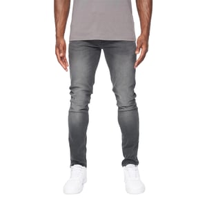 Crosshatch Heren Barbeck Slim Jeans (Lichtgrijze wassing)