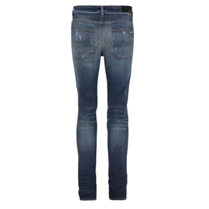 Amiri Slim Fit Slash Deep Klassieke blauwe denimjeans