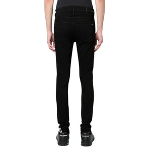 Amiri Slim Fit MA Track Zwarte Od Denim Jeans
