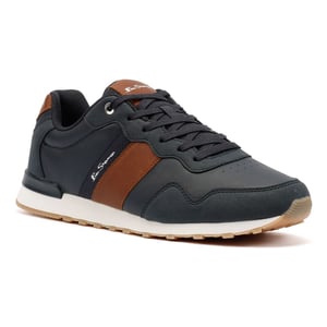 Ben Sherman Owen Retro Heren Sportschoenen Bruin/Navy