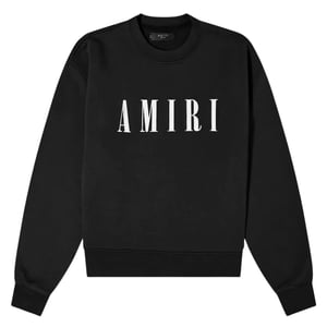 Amiri Bold Core-logo zwart sweatshirt