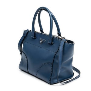 Stitched Twin Pocket Tote  Schoudertas