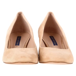 Stuart Weitzman Mary Ann 60 Pumps in Beige Suède