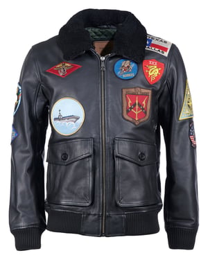 Top Gun leren jas TG20201007