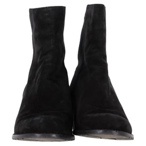 Stuart Weitzman Enkelboots in Zwart Suède