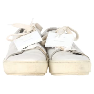 Acne Studios Adriana Lage Sneakers in Wit Leer