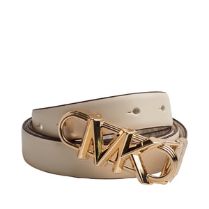 Omkeerbare dunne leren riem 558879 voor dames