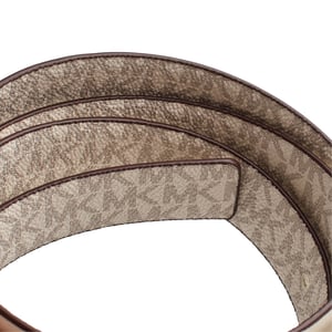 Omkeerbare dunne leren riem 558879 voor dames