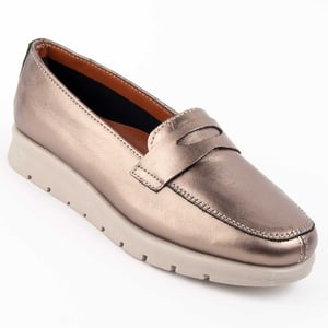 Purapiel Mocassin Meilis Brons