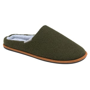 Mannelijke Pluche Voering Muil Slippers Met Geheugenschuim
