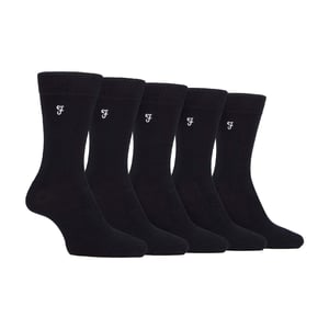 5-Pack Heren Bamboo Helder Gestreepte Patroon Sokken