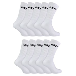 10 Pairs Unisex Prestaties Werk Duurzame Katoenen Sokken