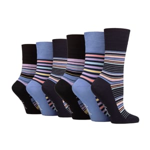 6-Pack Dames Niet-Elastische Losse Bamboosokken