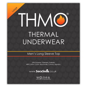 Heren Langere Mouwen Super Zachte & Warme Thermo Top