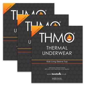 3-Pack Kinderen Thermo Top met Lange Mouwen | Onderlaag Ondergoed Top