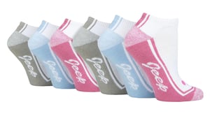 Dames 6-Pack Trainer Sokken | Ademend Gewatteerde Lage Sport Sokken