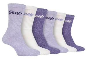 Dames 6-Pack Wandelsokken | Katoenen Sokken voor Buitenactiviteiten