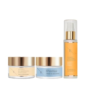 VITAMINE C + COLLAGEN ELIXIR SERUM 60ML + Vitamine C Bio Brightening Moisturiser 50ml+SPF 30 Hyaluronzuur Dagcrème 50ml