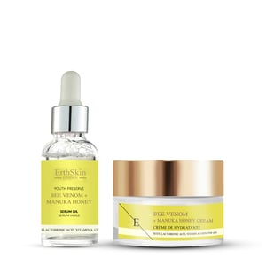Bijengif + Manuka Honing Crème 50ml +Bijengif + Manuka Honing Serum Olie 30ml