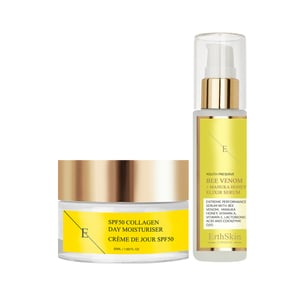 Bijengif + Manuka Honing Elixer Serum 60ml + SPF50 COLLAGEN DAY CREAM 50ML