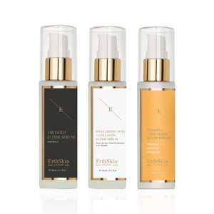 Vitamine C + Collageen Elixir Serum 60ml + Hyaluronzuur & Collageen Serum - 60ml + Anti-Rimpel Elixir Serum 24k Goud - 60ml