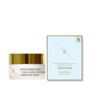 Hyaluronzuur + Collageen Pro Age Oogcrème 30ml + Hyaluronzuur + Collageen Hydrogel Oogkompressen 5 X 2