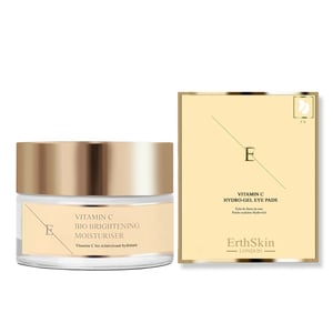 Vitamine C Bio Brightening Moisturiser 50ml + Vitamine C Hydrogel Oogkompressen x 5