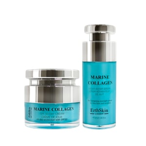 Marine Collagen SPF dagcrème + Marine Collagen Night Repair serum