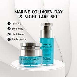 Marine Collagen SPF dagcrème + Marine Collagen Night Repair serum