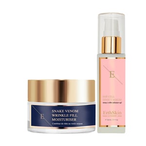 Wrinkle Fill Slangengif Moisturiser 50ml + EGF CELL EFFECT SERUM 60ML
