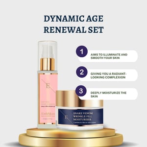 Wrinkle Fill Slangengif Moisturiser 50ml + EGF CELL EFFECT SERUM 60ML