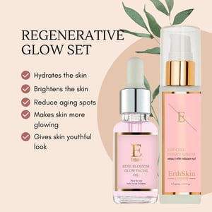 EGF CELL EFFECT SERUM 60ML + Rozenbloesem Glow Gezichtsolie 30ml