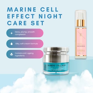 EGF CELL EFFECT SERUM 60ML +Marine Collageen Nachtcrème 50ml