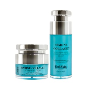 Marine Collagen Nachtcrème + Marine Collagen Nachtreparatieserum